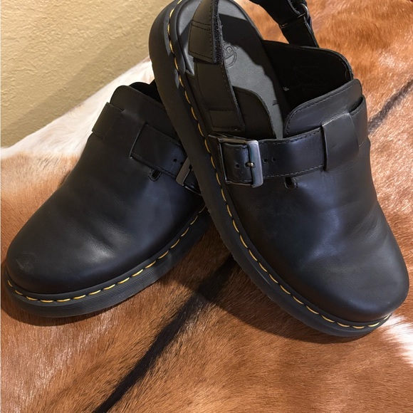 Dr Martens Sandal clogs with Yellow Stitching like new size 11 - Picture 4 of 7